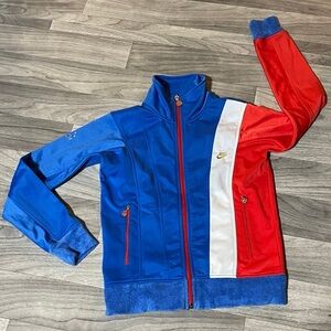 Nike Red, Blue, and White Jacket vintage Olympic